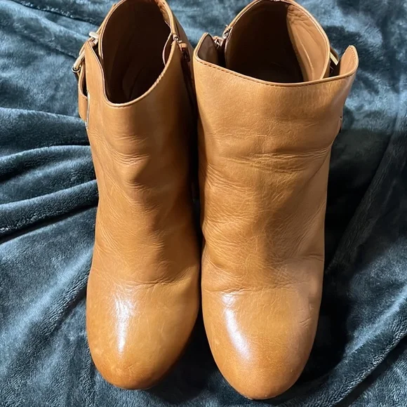 COPY - Gianni Bini tan high heel booties - Picture 2 of 4